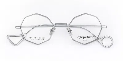 Eyepetizer Zubizuri Women's Glasses, Silver, Size 50