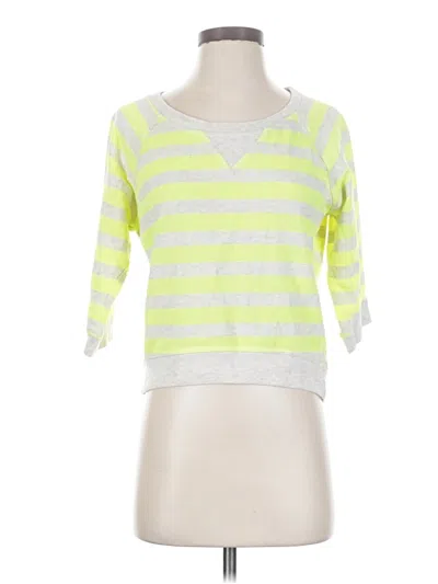 Pre-owned Eyeshadow 3/4 Sleeve T-shirt In Yellow