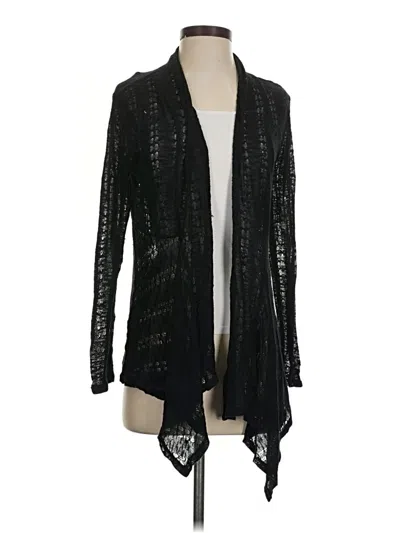 Pre-owned Eyeshadow Cardigan Sweater In Black