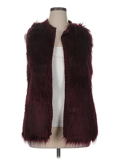 Pre-owned Eyeshadow Cardigan Sweater In Burgundy