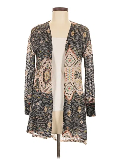 Pre-owned Eyeshadow Cardigan Sweater In Gray