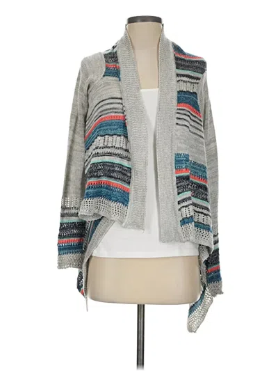 Pre-owned Eyeshadow Cardigan Sweater In Gray