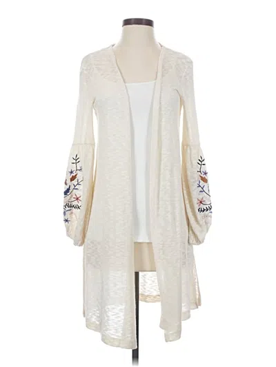 Pre-owned Eyeshadow Cardigan Sweater In Ivory