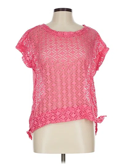 Pre-owned Eyeshadow Cardigan Sweater In Pink