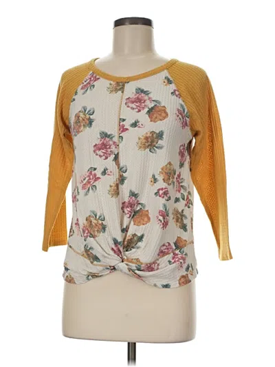 Pre-owned Eyeshadow Cardigan Sweater In Yellow