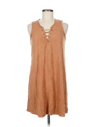 Pre-owned Eyeshadow Casual Dress In Brown