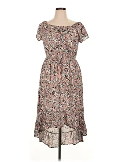 Pre-owned Eyeshadow Casual Dress In Brown