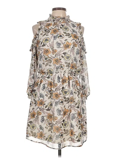 Pre-owned Eyeshadow Casual Dress In Ivory