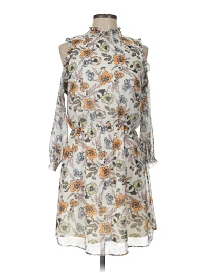 Pre-owned Eyeshadow Casual Dress In Ivory