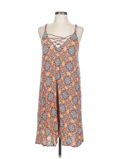 Pre-owned Eyeshadow Casual Dress In Orange