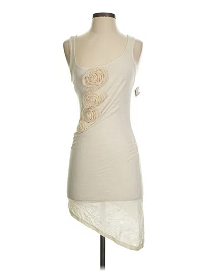Pre-owned Eyeshadow Cocktail Dress In White