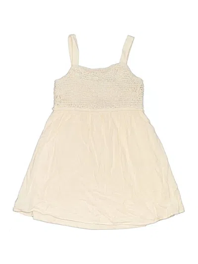 Pre-owned Eyeshadow Girls Kids' Dress In Ivory