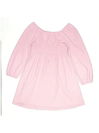 Pre-owned Eyeshadow Girls Kids' Dress In Pink