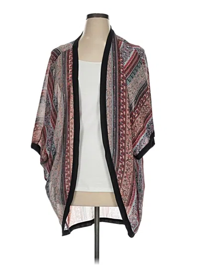 Pre-owned Eyeshadow Kimono In Brown