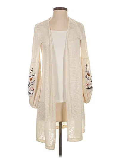 Pre-owned Eyeshadow Kimono In Ivory