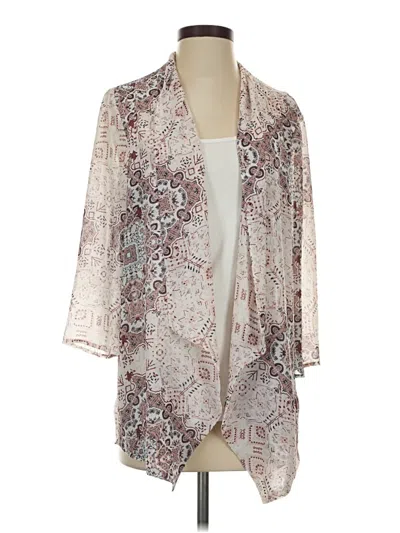 Pre-owned Eyeshadow Kimono In Ivory