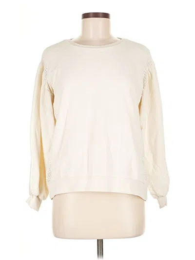 Pre-owned Eyeshadow Pullover Sweater In Ivory
