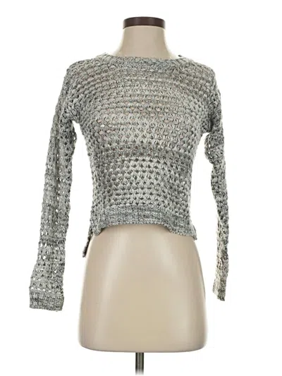 Pre-owned Eyeshadow Pullover Sweater In Silver