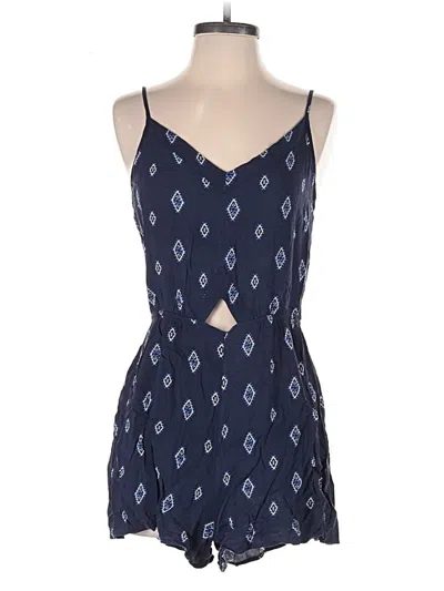 Pre-owned Eyeshadow Romper In Blue