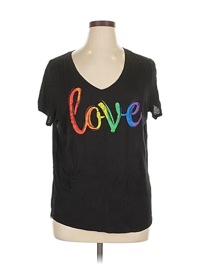 Pre-owned Eyeshadow Short Sleeve T-shirt In Black