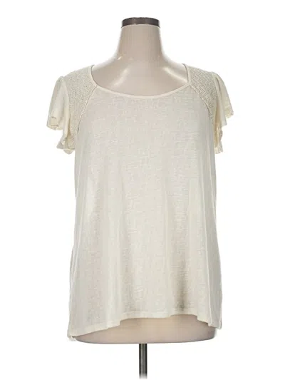 Pre-owned Eyeshadow Short Sleeve T-shirt In White