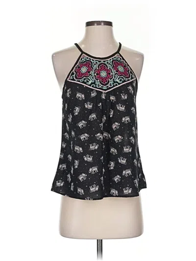 Pre-owned Eyeshadow Sleeveless Blouse In Black