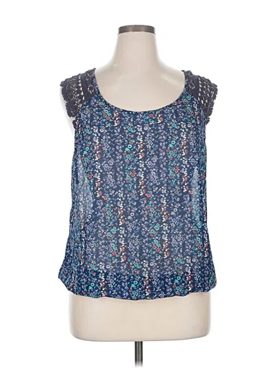 Pre-owned Eyeshadow Sleeveless Blouse In Blue
