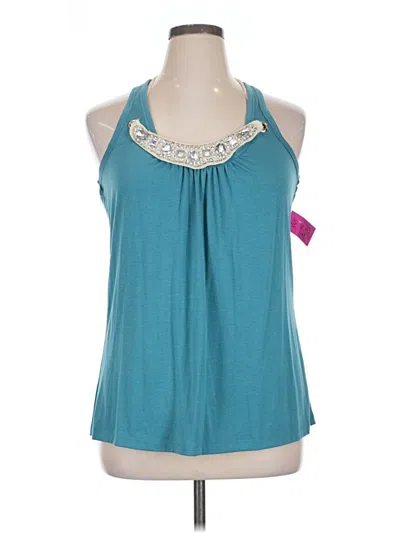 Pre-owned Eyeshadow Sleeveless Blouse In Blue