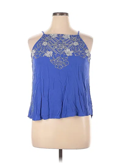 Pre-owned Eyeshadow Sleeveless Blouse In Blue