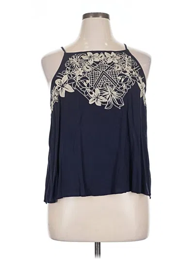 Pre-owned Eyeshadow Sleeveless Blouse In Blue