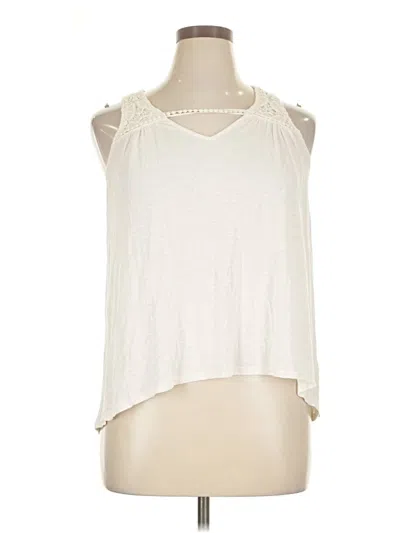 Pre-owned Eyeshadow Sleeveless Blouse In Ivory