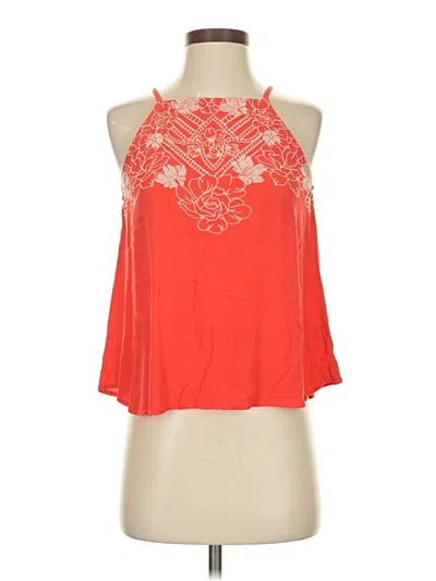 Pre-owned Eyeshadow Sleeveless Blouse In Orange