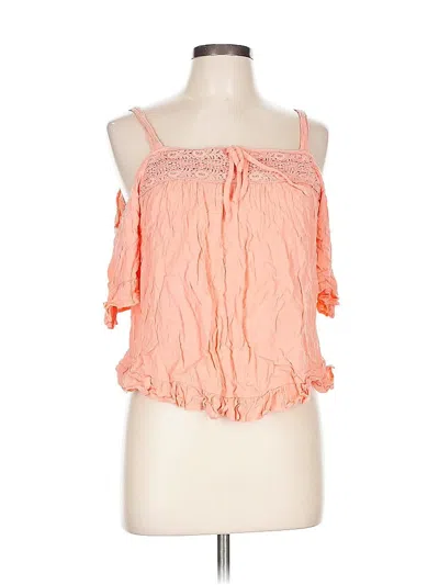 Pre-owned Eyeshadow Sleeveless Blouse In Orange