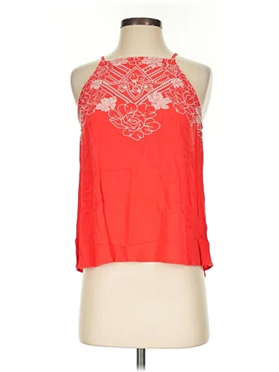 Pre-owned Eyeshadow Sleeveless Blouse In Red