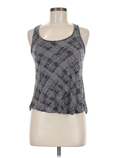 Pre-owned Eyeshadow Sleeveless Top Gray Halter Neckline Tops
