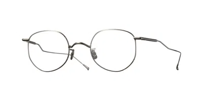 Eyevan 1020 800 Men's Glasses Silver Size 45 - Free Lenses - Blue Light Block Available In Gray