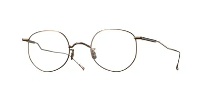 Eyevan 1020 902 Men's Glasses Gold Size 45 - Free Lenses - Blue Light Block Available In Pink