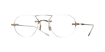 Eyevan 1296-2 902 Men's Glasses Gold Size 49 - Free Lenses - Blue Light Block Available In Multi