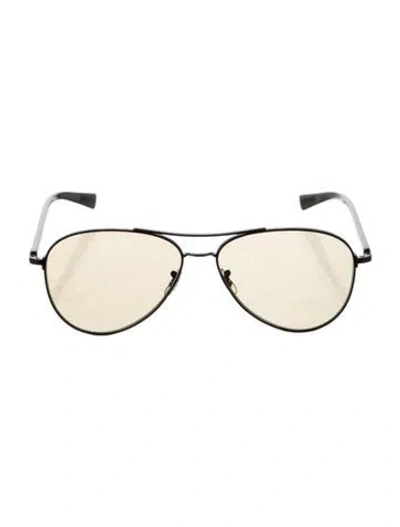 Pre-owned Eyevan 7285 Aviator Tinted Sunglasses W/ Tags In Black