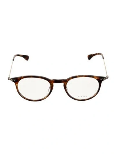 Pre-owned Eyevan 7285 Round Eyeglasses W/ Tags In Multi