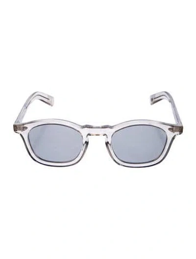 Pre-owned Eyevan 7285 Round Tinted Sunglasses In Transparent