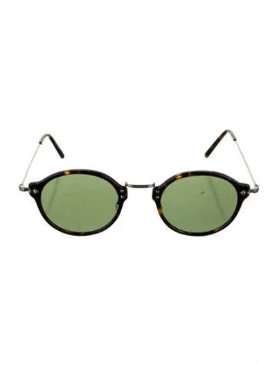 Pre-owned Eyevan 7285 Round Tinted Sunglasses W/ Tags In Multicolor