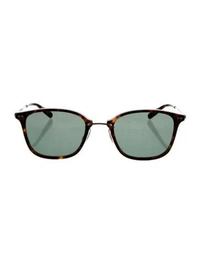 Pre-owned Eyevan 7285 Square Tinted Sunglasses W/ Tags In Brown