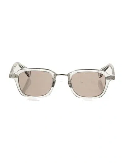 Pre-owned Eyevan 7285 Square Tinted Sunglasses W/ Tags In Clear