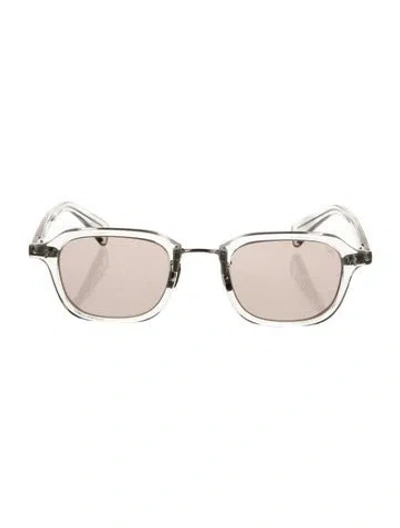 Pre-owned Eyevan 7285 Square Tinted Sunglasses W/ Tags In Clear