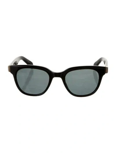 Pre-owned Eyevan 7285 Wayfarer Tinted Sunglasses In Black