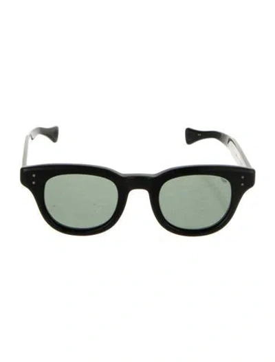 Pre-owned Eyevan 7285 Wayfarer Tinted Sunglasses In Black