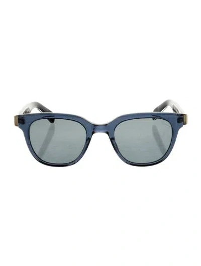 Pre-owned Eyevan 7285 Wayfarer Tinted Sunglasses W/ Tags In Blue