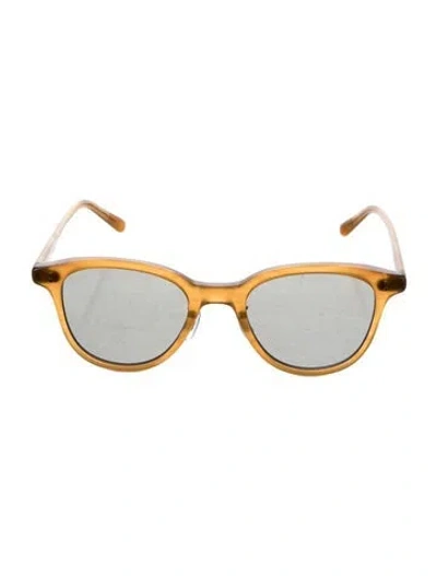 Pre-owned Eyevan 7285 Wayfarer Tinted Sunglasses W/ Tags In Brown