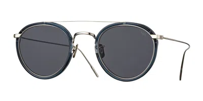 Eyevan 762 7062 Men's Sunglasses Blue Size 48